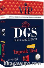 2019 DGS VİP Çek Kopartlı Yaprak Test
