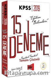 2019 KPSS Eğitim Bilimleri Fasikül Fasikül Tamamı Çözümlü 15 Deneme