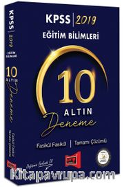 2019 KPSS Eğitim Bilimleri Fasikül Fasikül Tamamı Çözümlü 10 Deneme