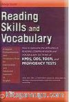 Reading Skills and Vocabulary