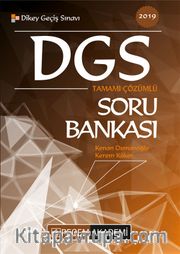 2019 DGS Tamamı Çözümlü Soru Bankası