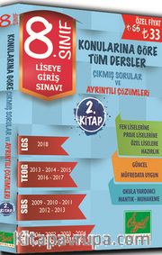 8. Sınıf Konularına Göre Tüm Dersler Çıkmış Sorular ve Ayrıntılı Çözümleri 2. Kitap