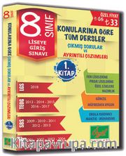 8. Sınıf Konularına Göre Tüm Dersler Çıkmış Sorular ve Ayrıntılı Çözümleri 1. Kitap