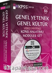 2019 KPSS Genel Yetenek Genel Kültür Video Destekli Konu Anlatımlı Modüler Set (6 Kitap)