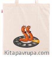 Askılı Bez Çanta - Kitapkurdu Burçlar - İkizler