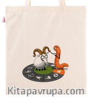 Askılı Bez Çanta - Kitapkurdu Burçlar - Koç