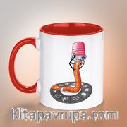 Kitapkurdu Porselen Kupa Burçlar - Kova