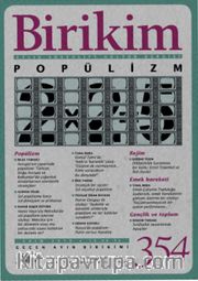 Birikim Aylık Sosyalist Kültür Dergisi Sayı:354 Ekim 2018