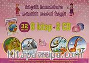 Küçük Hanımlara Müzikli Masal Keyfi (8 Kitap+2 Cd)