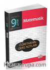 9. Sınıf Ortaöğretim Matematik Öğretmenin Ders Notları