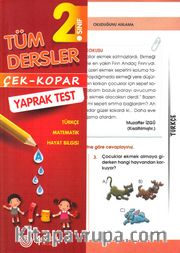2. Sınıf Tüm Dersler Çek-Kopar Yaprak Test
