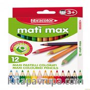 Fibracolor Mati Max Kalın 12 Renk Kuruboya