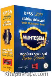 2019 KPSS Eğitim Bilimleri Muhteşem Show Tamamı Çözümlü Modüler Soru Seti