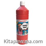 Ponart School Paınt 1000Ml  A.Kırmızı