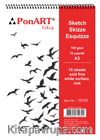 Ponart Eskiz Blok 100Gr A3 70Yap
