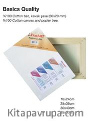 Ponart 25X35 Basics Kalite Tuval