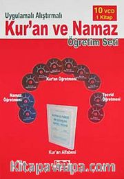 Uygulamalı Alıştırmalı  Kur'an ve Namaz Öğretim Seti (10 Vcd 1 Kitap)