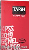 2019 KPSS Genel Kültür Tarih Çek Kopart Yaprak Test