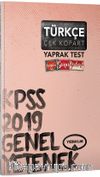 2019 KPSS Genel Yetenek Türkçe Çek Kopart Yaprak Test