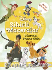 Disney Sihirli Maceralar Çıkartmalı Boyama Kitabı