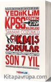 2019 KPSS Eğitim Bilimleri Tamamı Çözümlü Son 7 Yıl Çıkmış Sorular