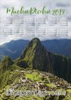 2019 Takvimli Poster - Yüksekler - Machu-Picchu