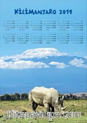 2019 Takvimli Poster - Yüksekler - Klimanjaro