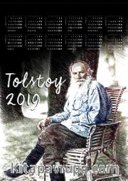 2019 Takvimli Poster - Yazarlar - Tolstoy
