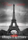 2019 Takvimli Poster - Şehirler - Paris