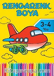 Rengarenk Boya -1 / 3-4 Yaş Sarı Kitap