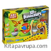 Üç Boyutlu Dinozor Oyun Hamuru Seti (03361)