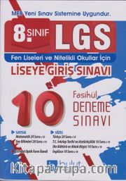 8. Sınıf LGS Tüm Dersler 10 Fasikül Deneme Sınavı
