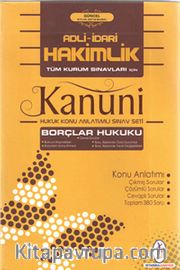 2013 Adli-İdari Hakimlik Borçlar Hukuku Tüm Kurum Sınavları İçin
