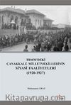 TBMM'deki Çanakkale Milletvekillerinin Siyasi Faaliyetleri (1920-1927 )