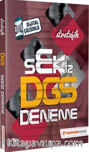 2019 DGS Stratejik Dijital Çözümlü Sekiz Deneme 