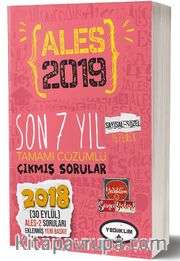 2019 ALES Son 7 Yıl Tamamı Çözümlü Çıkmış Sorular (30 Eylül Ales 2 Ekli)