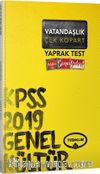 2019 KPSS Genel Yetenek Vatandaşlık Çek Kopart Yaprak Test