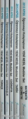 2013 KPSS Genel Yetenek- Genel Kültür Öğrenmeyi Kolaylaştıran Yeni Nesil Modüler Set (5 Kitap)
