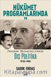 Hükümet Programlarında ve Program Müzakerelerinde Dış Politika(1920-1980)