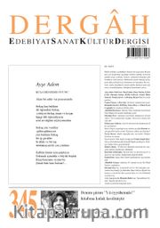 Dergah Edebiyat Sanat Kültür Dergisi Sayı:345 Kasım 2018