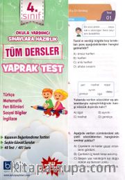 4. Sınıf Tüm Dersler Yaprak Test