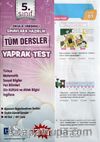 5. Sınıf Tüm Dersler Yaprak Test