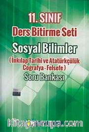 11. Sınıf Sosyal Bilimler Soru Bankası Ders Bitirme Seti <br /> İnkılap Tarihi ve Atatürkçülük - Coğrafya - Felsefe