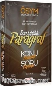 ÖSYM Sınavlara Yönelik Son Tahlilde Paragraf Konu Anlatımlı Soru Bankası 