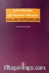 Eski Türkçeden Eski Anadolu Türkçesine Anlam Değişmeleri