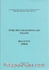 Türk Dili Araştırmaları Yıllığı Belleten 1998 / 2