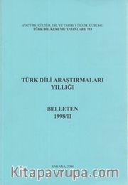 Türk Dili Araştırmaları Yıllığı Belleten 1998 / 2