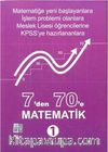 7'den 70'e Matematik 1