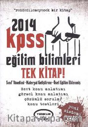 2014 KPSS Eğitim Bilimleri Tek Kitap