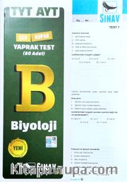 TYT AYT Biyoloji Çek Kopar Yaprak Test